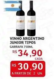 Assaí Atacadista Junior - vinho argentino tipos oferta