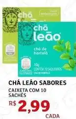 Assaí Atacadista Sabores - chá leão sabores oferta