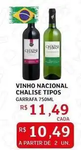 Assaí Atacadista Chalise - vinho nacional oferta