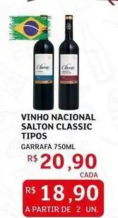 Assaí Atacadista Classic - vinho nacional salton oferta