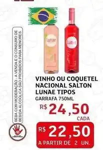 Assaí Atacadista Lunae - vinho ou coquetel nacional salton oferta