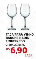 Assaí Atacadista Nadir - taça para vinho barone figueiredo oferta