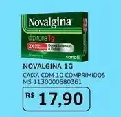 Assaí Atacadista Novalgina - caixa com 10 comprimidos oferta