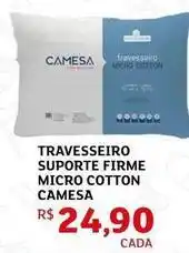 Assaí Atacadista Camesa - travesseiro suporte firme micro cotton oferta