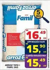 Roldão Mais - arroz tipo 1 oferta