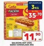 Roldão Sadia - salsicha hot dog oferta