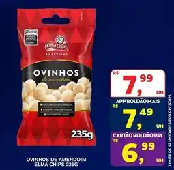Roldão Elma chips - ovinhos de amendoim oferta