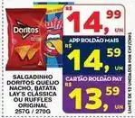 Roldão Lay's - salgadinho doritos queijo nacho, batata ou ruffles original oferta