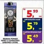Roldão 3 corações - bebida power whey oferta