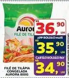 Roldão Aurora - filé de tilápia congelada oferta