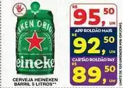 Roldão Heineken - cerveja barril 5 litros oferta