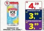 Roldão Smirnoff - ice original oferta