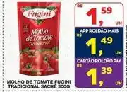 Roldão Fugini - molho de tomate tradicional sache oferta