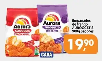 Empanados de frango aurogget's