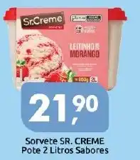 Supermercados Nori Sorvete sr. creme oferta