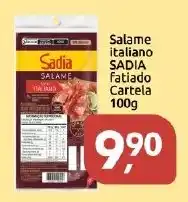 Supermercados Nori Salame italiano sadia fatiado cartela oferta