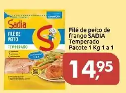 Supermercados Nori Filé de peito de frango sadia temperado oferta