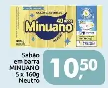 Supermercados Nori Sabão em barra minuano neutro oferta