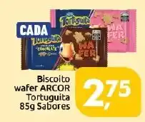 Supermercados Nori Biscoito wafer arcor tortuguita 85g sabores oferta