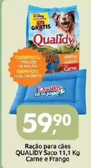 Supermercados Nori Ração para cães QUALIDY Saco Carne e Frango oferta