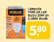 Supermercados Nori Lâmpada foxlux led bulbo 20w un oferta