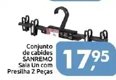 Supermercados Nori Conjunto de cabides sanremo oferta