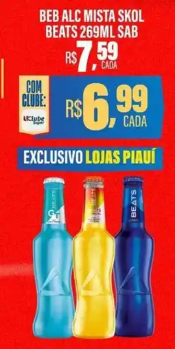 Carvalho Supermercado Beb alc mista skol beats 269ml sab oferta