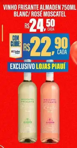 Carvalho Supermercado vinho frisante almaden blanc/ rosé moscatel oferta