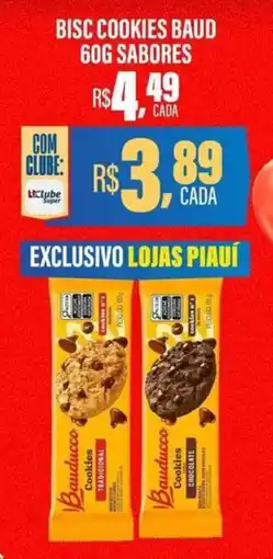 Carvalho Supermercado Bisc cookies baud 60g sabores oferta