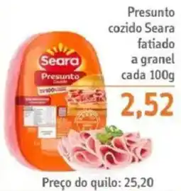 Sonda Presunto cozido Seara fatiado oferta