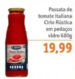 Sonda Passata de tomate italiana Cirio Rústica em pedaços oferta