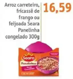Sonda Arroz carreteiro, fricasse de frango ou feijoada Seara Panelinha congelado oferta
