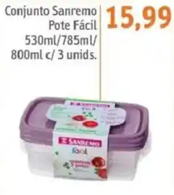 Sonda Conjunto Sanremo Pote Fácil oferta