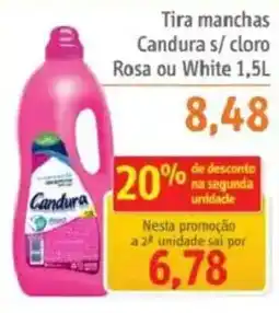 Sonda Tira manchas Candura s/ cloro Rosa ou White oferta