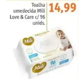 Sonda Toalha umedecida Mili Love & Care oferta