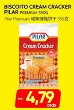Novo Mix Biscoito cream cracker pilar premium oferta
