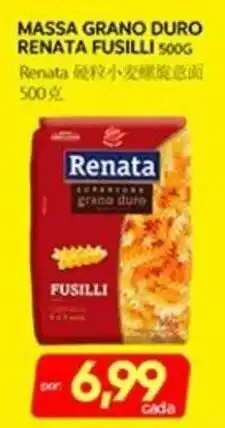 Novo Mix Massa grano duro renata fusilli oferta