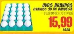 Novo Mix ovos brandos grandes 30 un bandeja oferta