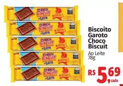 Supermercados Mateus Biscoito Garoto Choco Biscuit Ao Leite oferta