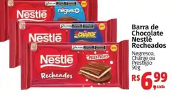 Supermercados Mateus Barra de Chocolate Nestlé Recheados oferta