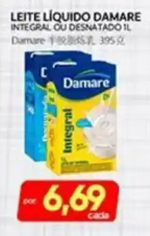 Novo Mix Leite líquido damare integral ou desnatado oferta