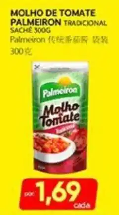 Novo Mix molho de tomate palmeiron tradicional oferta