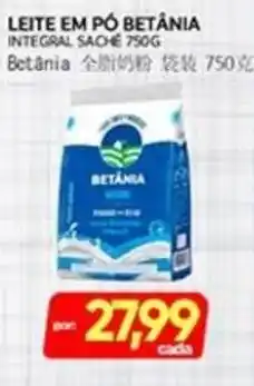 Novo Mix Leite em pó betânia integral oferta
