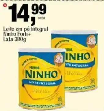 Leite em pó integral ninho forti+