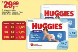 Frangolândia Fraldas roupinhas descartável huggies pants oferta