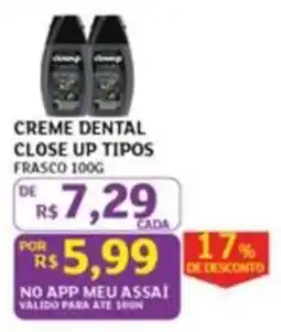 Assaí Atacadista Creme dental close up tipos oferta