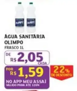 Assaí Atacadista Água sanitária olimpo oferta