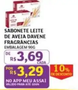 Assaí Atacadista Sabonete leite de aveia davene fragrâncias oferta