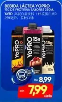 Novo Mix Bebida láctea yopro oferta