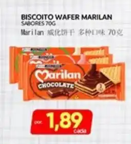 Novo Mix Biscoito wafer marilan sabores oferta